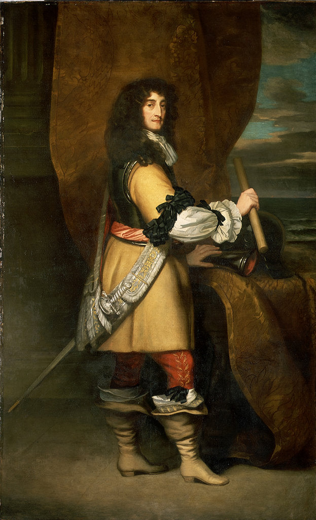 Detail of Prince Rupert, 1st Duke of Cumberland and Count Palatine of the Rhine (1619-1682) by Peter Lely