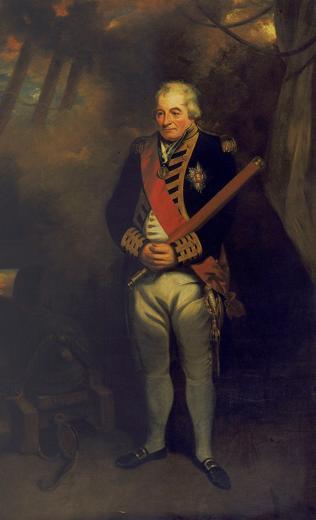 Detail of Rear-Admiral Sir John Jervis, 1st Earl of St Vincent (1735-1823) by John Hoppner