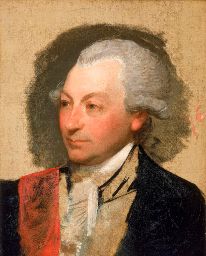 Detail of Captain Sir John Jervis (1735-1823) by Gilbert Stuart