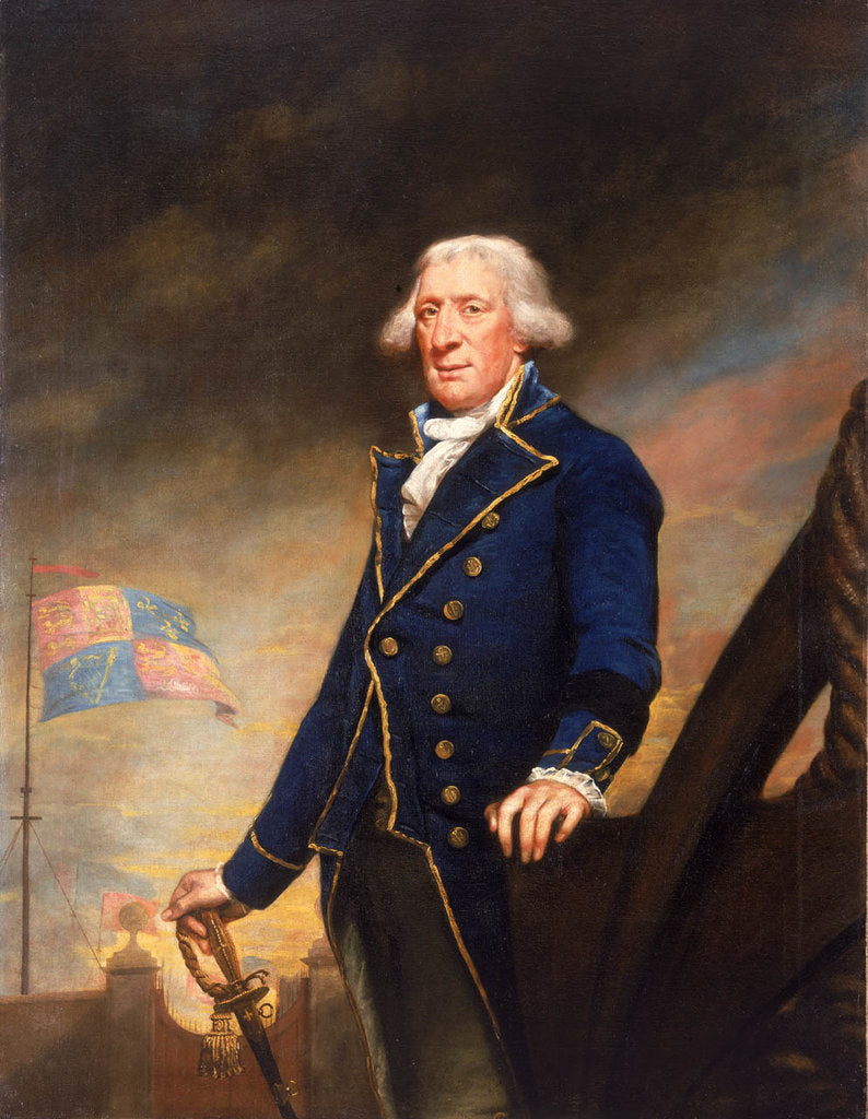 Detail of Captain Charles Saxton (1732-1808) by James Northcote