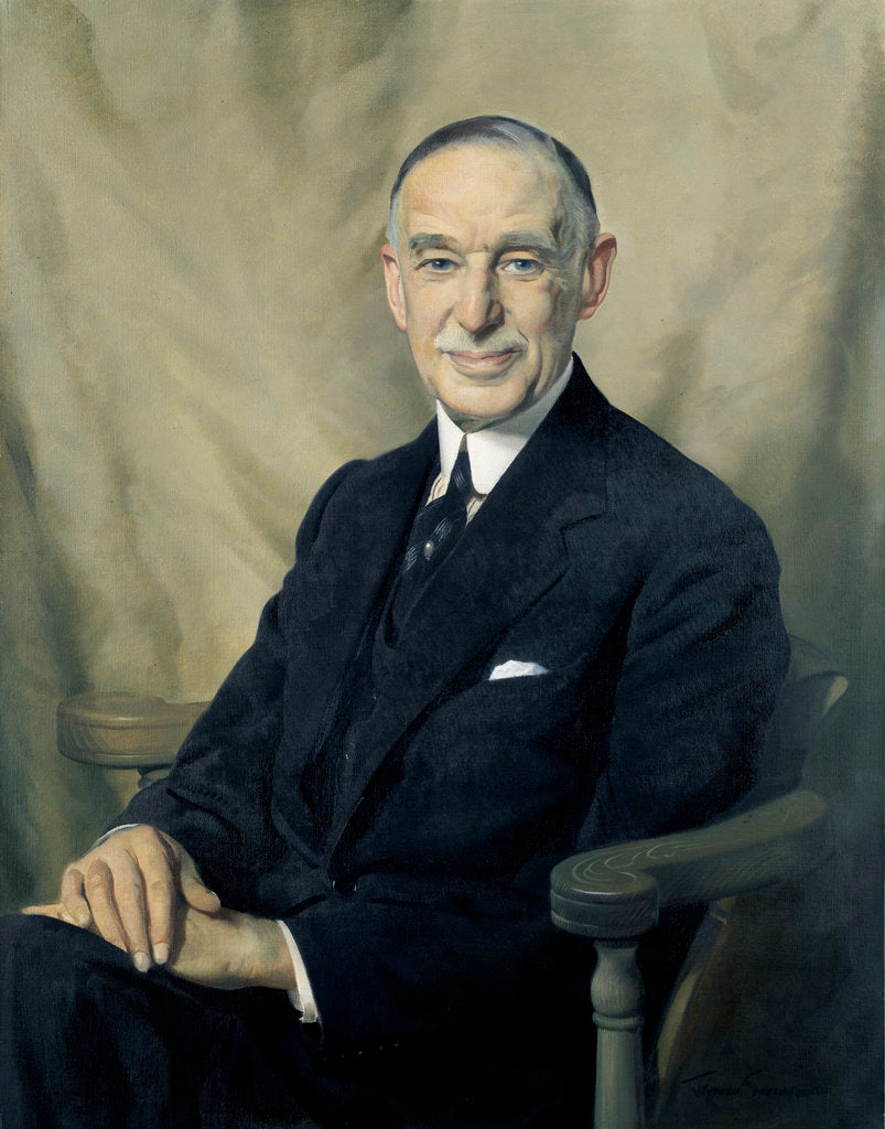 Detail of James Richard Stanhope, 7th Earl Stanhope (1880-1967) by James Gunn