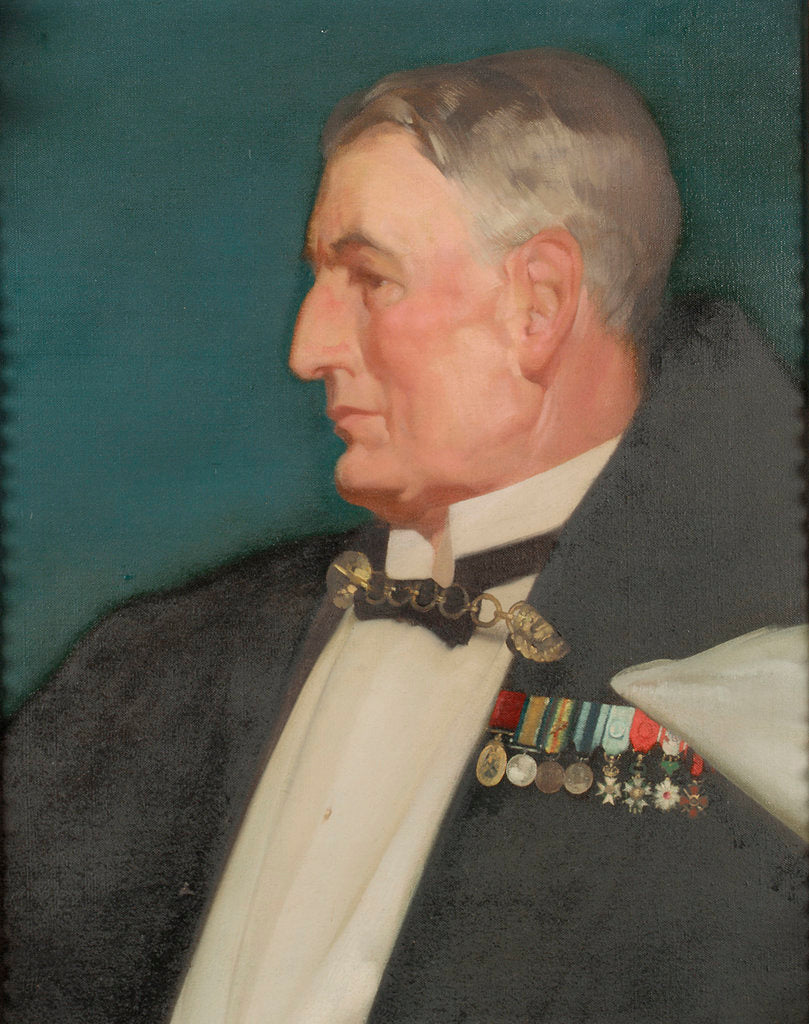 Detail of Rear-Admiral Sir Murray Sueter (1872-1960) by William Flint