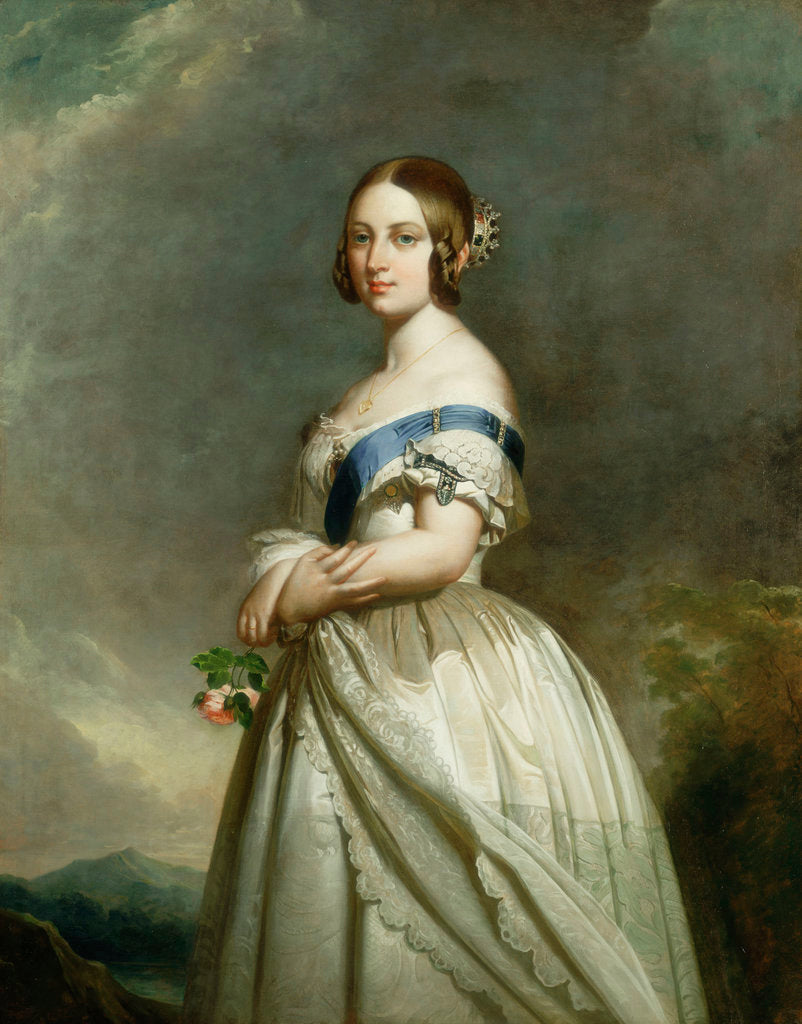 Detail of Queen Victoria (1891-1901) by Franz Xaver Winterhalter