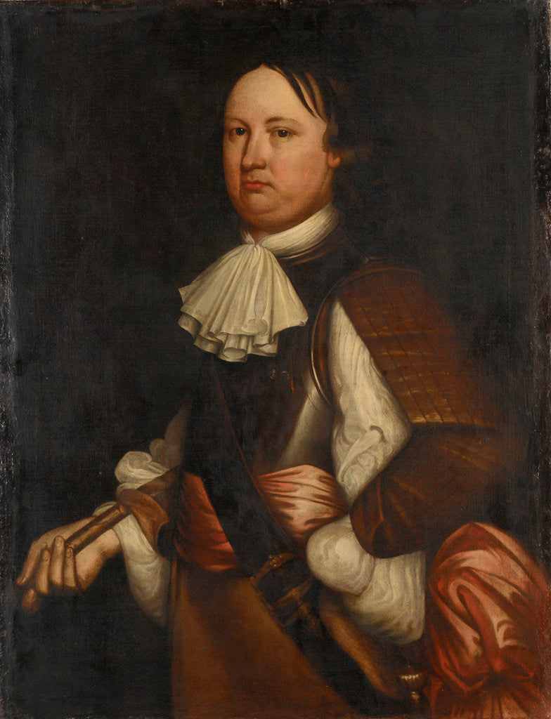 Detail of Portrait of a naval officer by Peter Lely