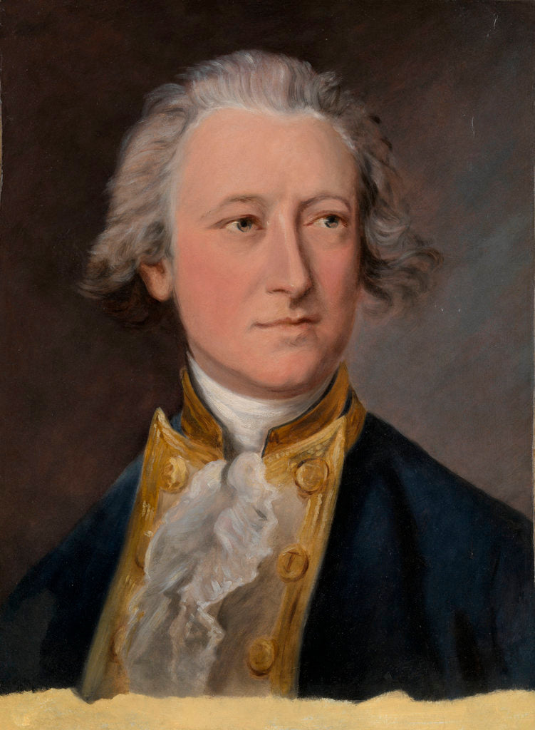 Detail of Captain the Hon. Charles Phipps by Thomas Gainsborough