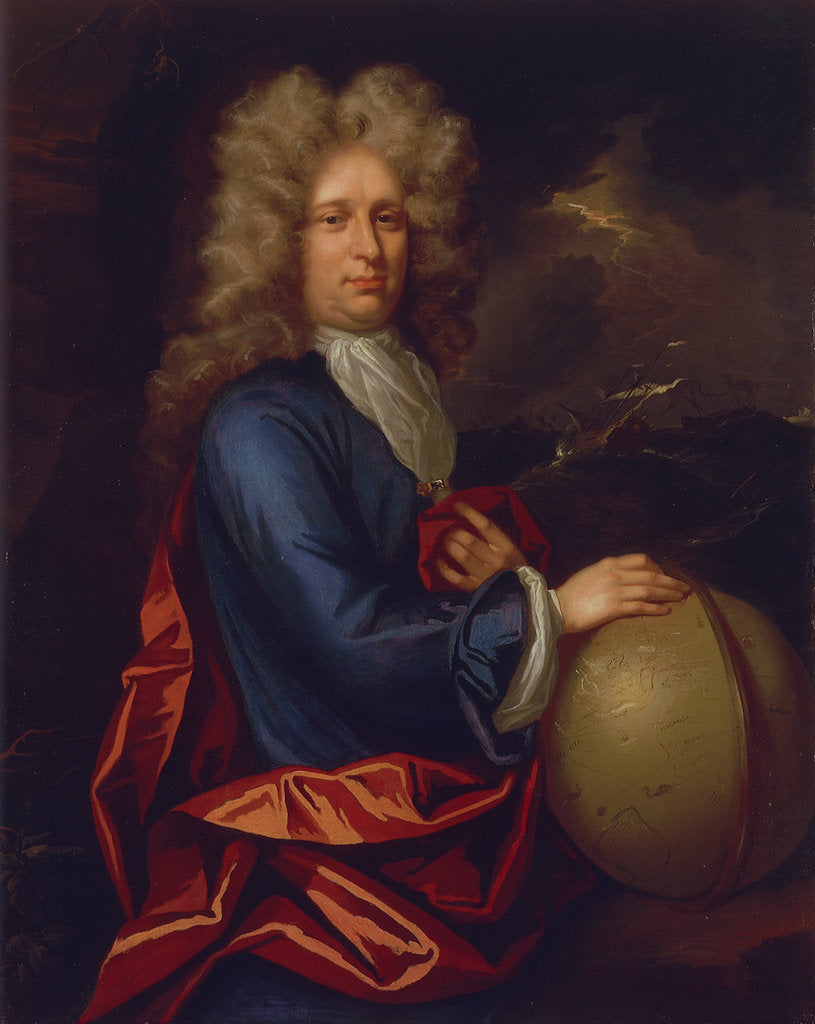 Detail of Portrait of a naval officer by unknown