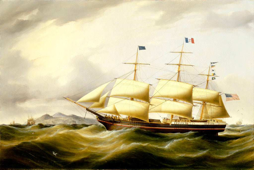 Detail of The packet 'Antarctic' by D. MacFarlane