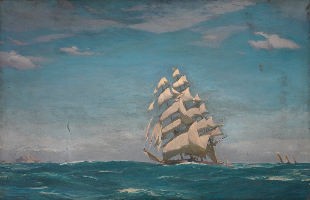 Detail of 'Cutty Sark' (1869) by John Fraser