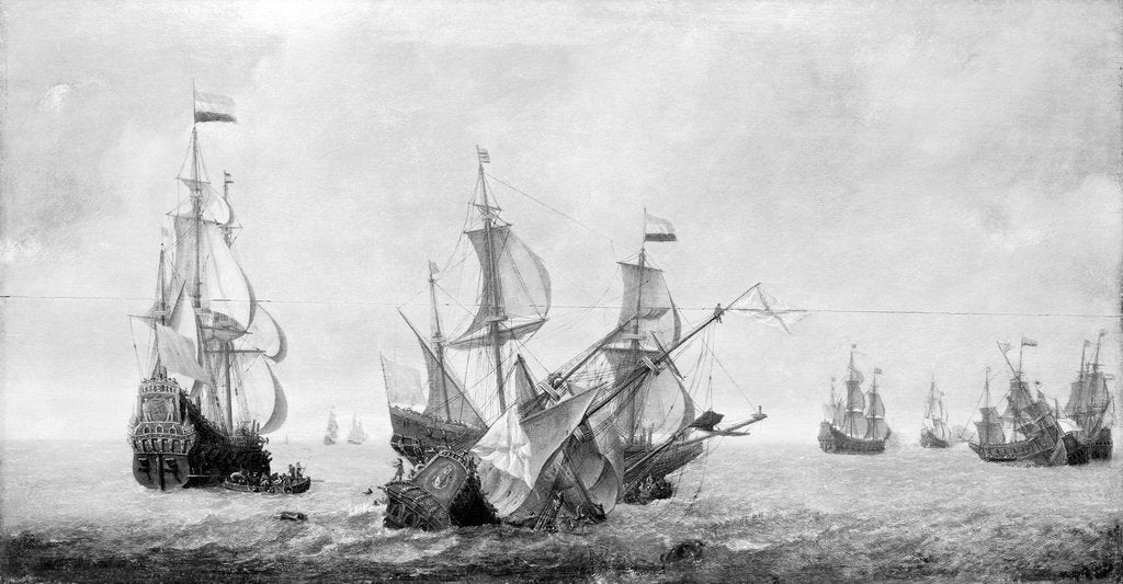 Detail of The 'Eendracht' by Jeronimus van Diest