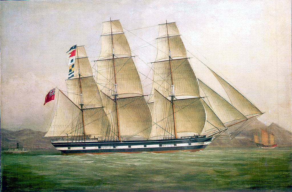 Detail of The ship 'John Bright' by unknown