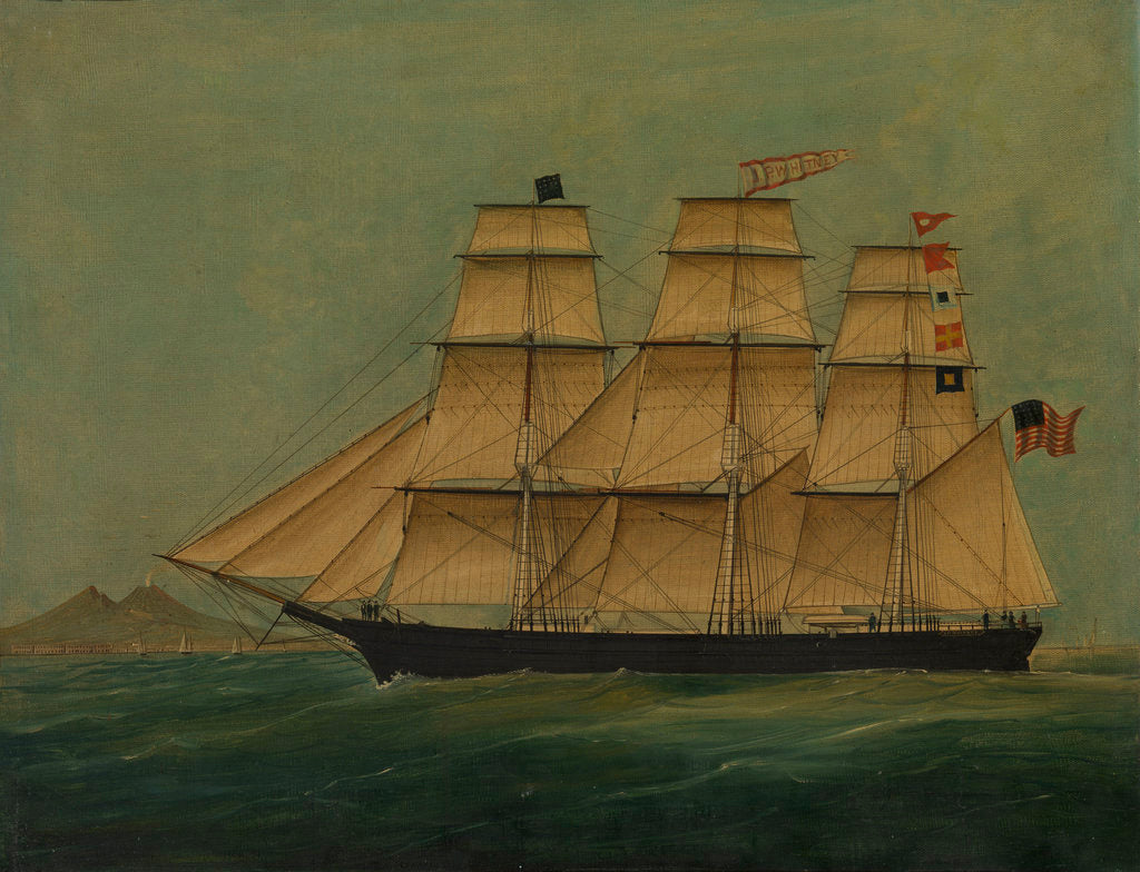 Detail of The ship J. P. Witney by American School
