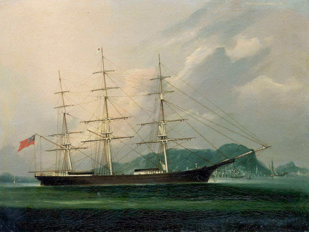 Detail of The ship 'Moravian' by Chinese School