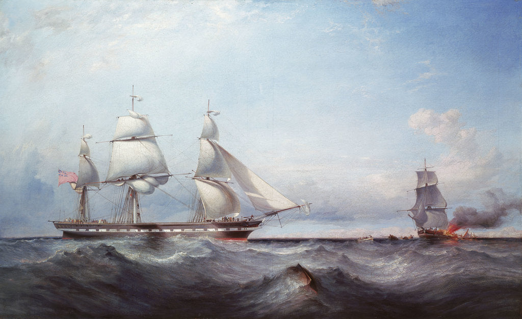 Detail of The ship 'Roxburgh Castle' by James Harris