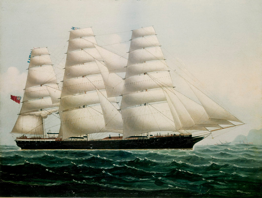 Detail of The ship 'The Tweed' by Chinese School