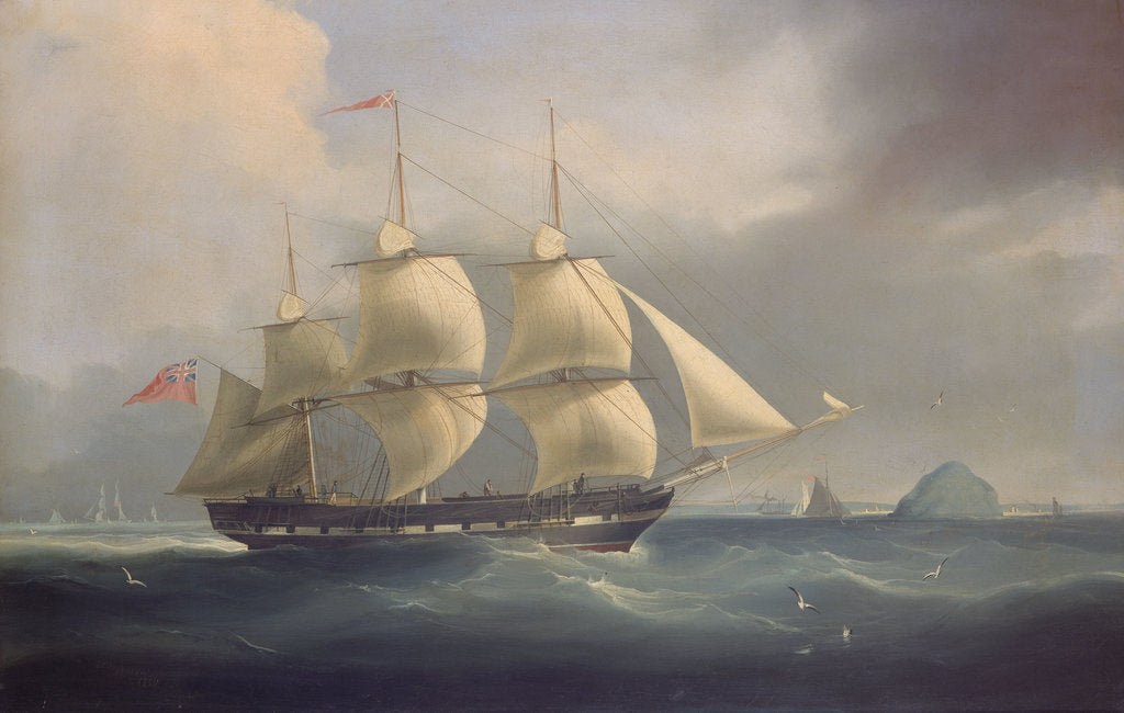 Detail of The Indiaman 'Thomas Coutts' by James Miller Huggins