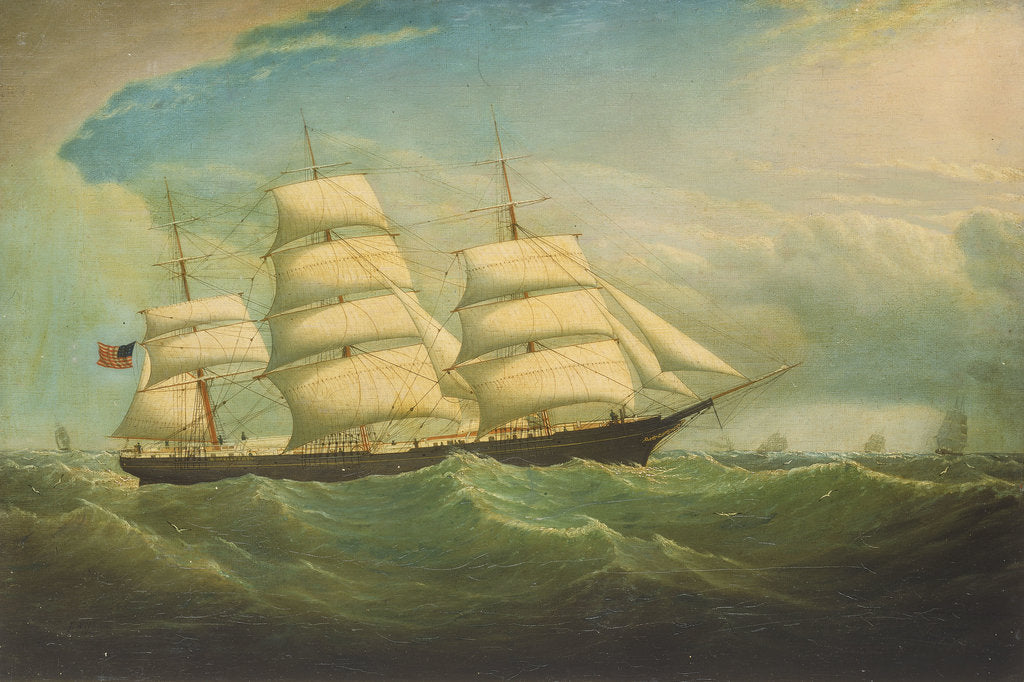 Detail of The clipper 'William McGilvery' by J Whitham