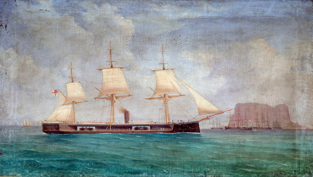 Detail of The turret ship HMS 'Captain' by Domenico