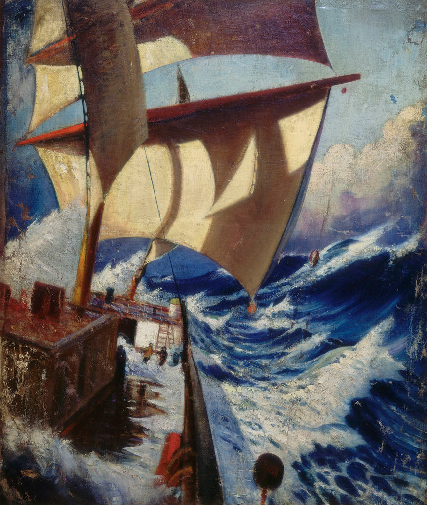 Detail of A deck scene by John Everett