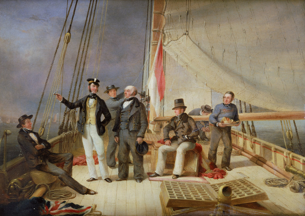 Detail of On board the yacht 'Alarm' by Nicolas Matthew Condy