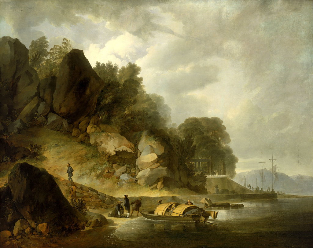 Detail of View of Macao near the Canton River by John Webber
