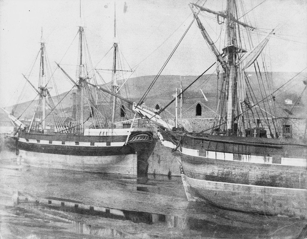 Detail of Mary Dugdale' and unidentified ship - possibly 'Countess of Bective by unknown