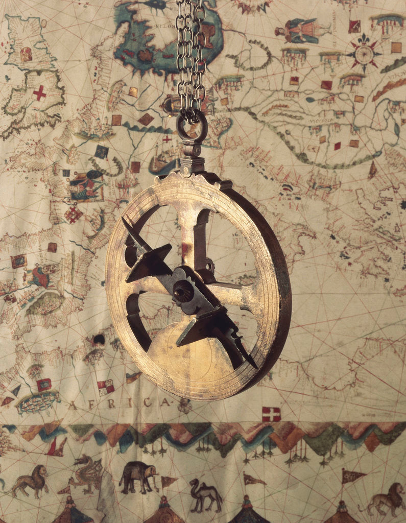 Detail of Mariner's astrolabe by unknown