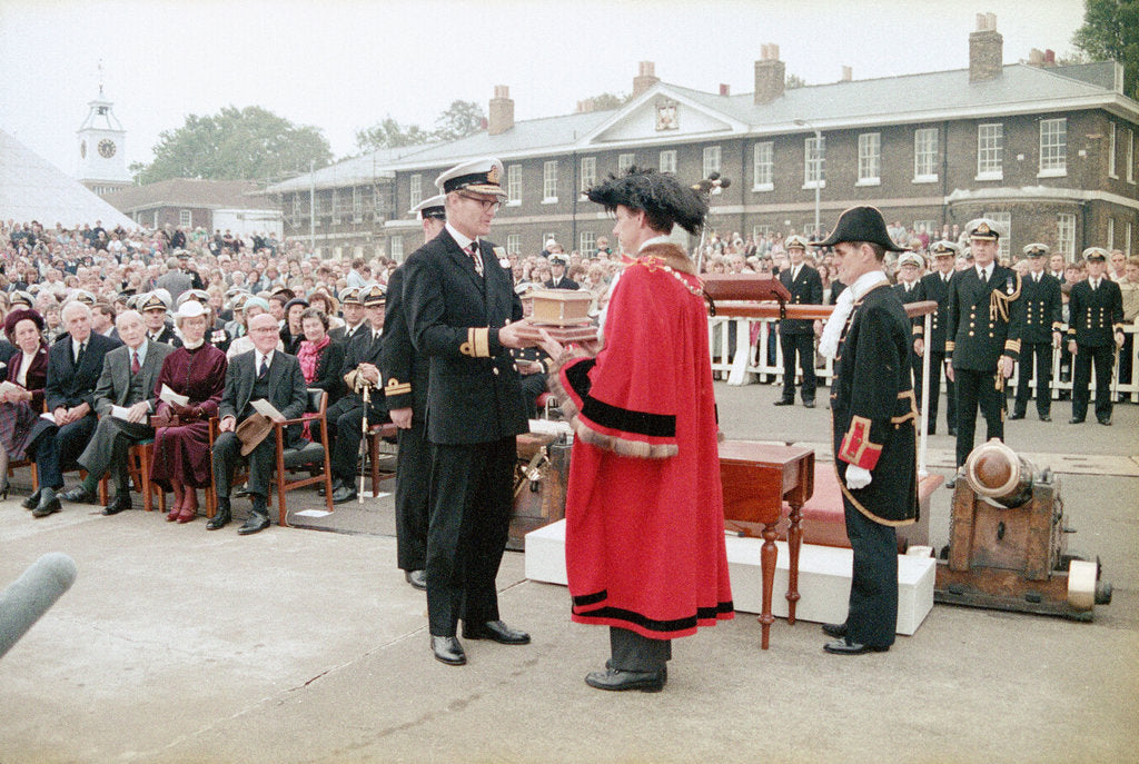 Detail of Closing of Chatham Dockyard, 1984 by unknown
