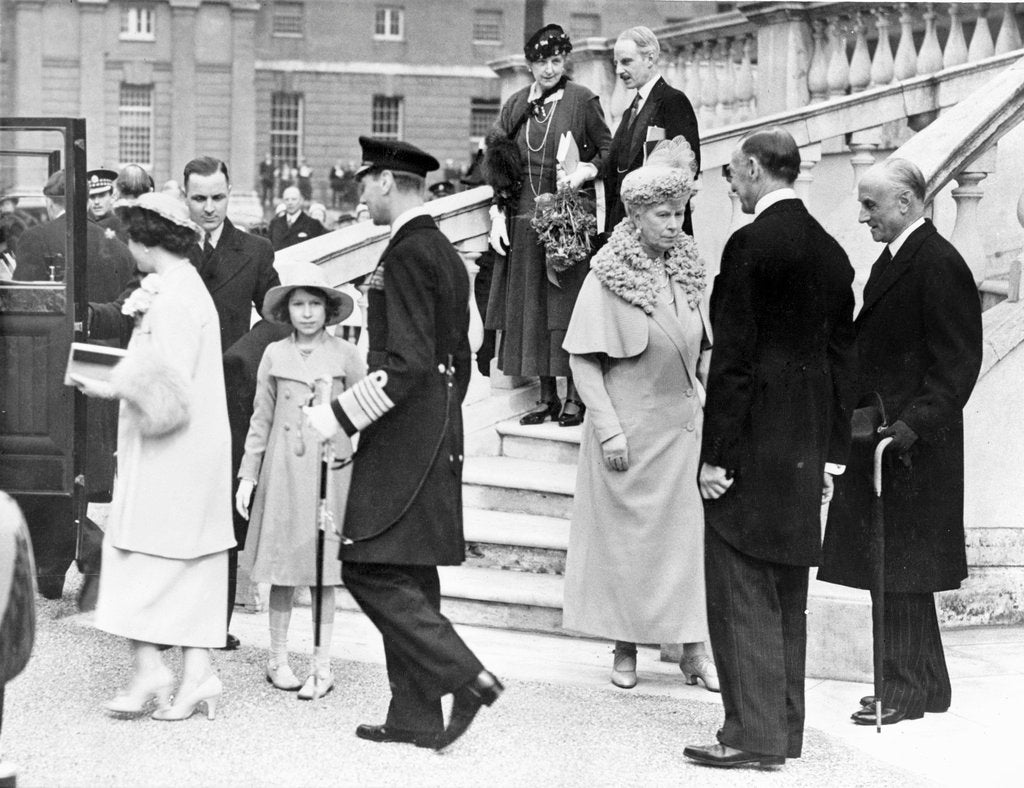 Detail of The Royal Opening of the National Maritime Museum by King George VI, 1937 by unknown