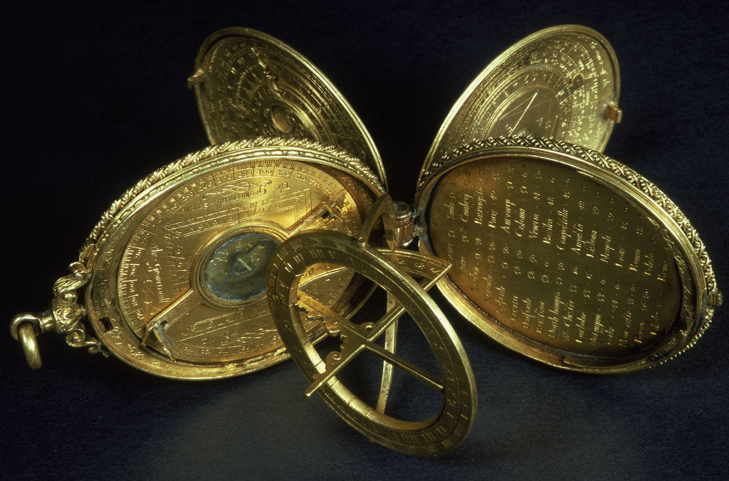 Detail of Astronomical compendium, all leaves by Humphrey Cole