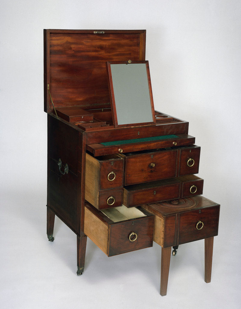 Detail of Travelling chest by unknown