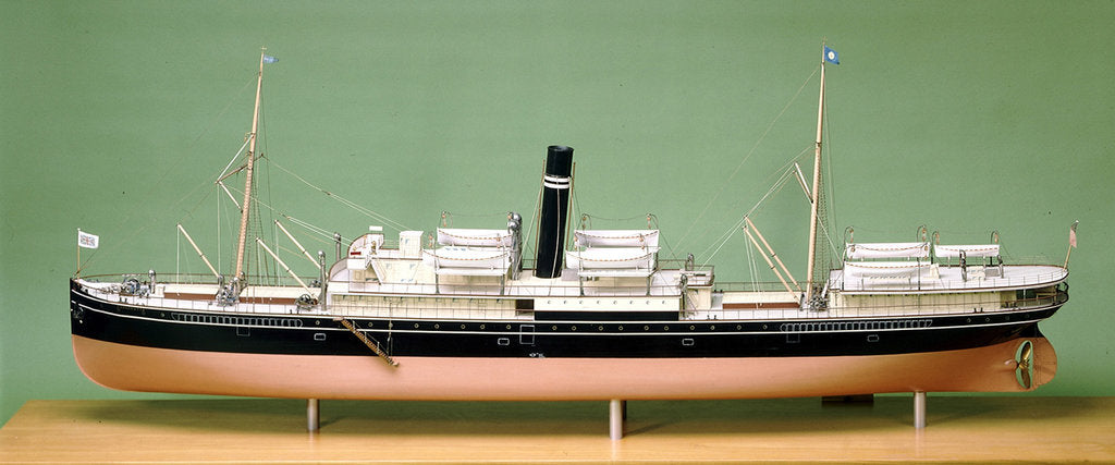 Detail of 'Karrakatta', port broadside by unknown