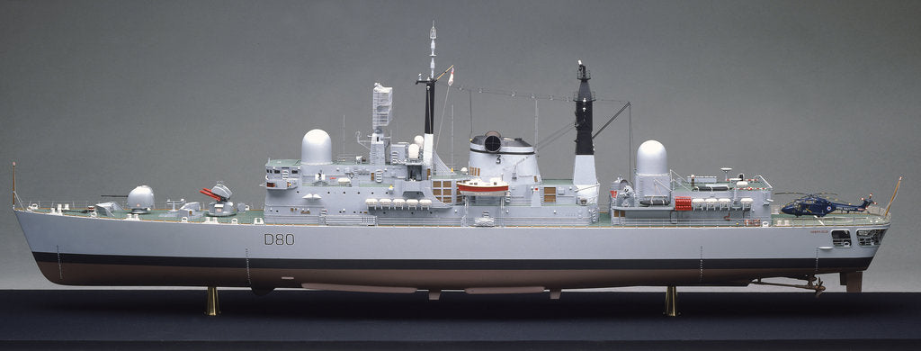 Detail of Type 42 destroyer, HMS Sheffield (1971) by John R. Haynes