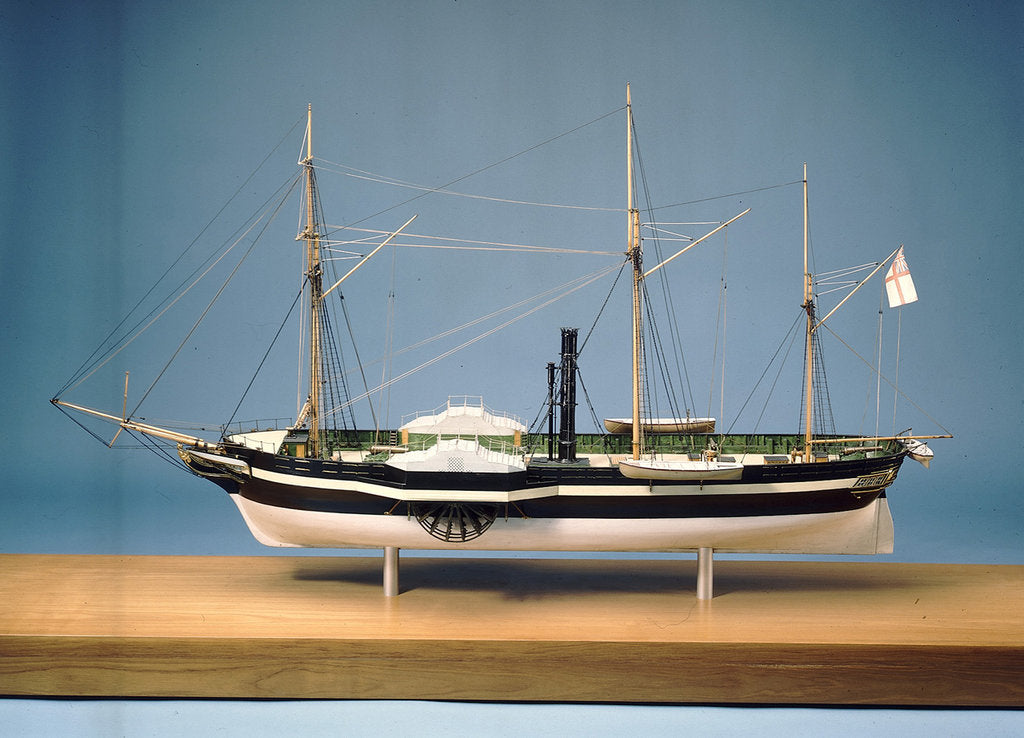 Detail of 'Rhadamamthus', port broadside by T. Roberts