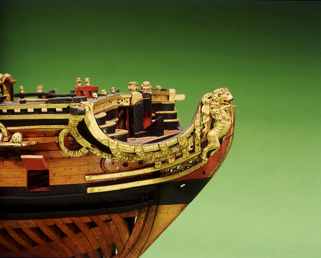 Detail of 'Mordaunt', 40-50 guns by unknown