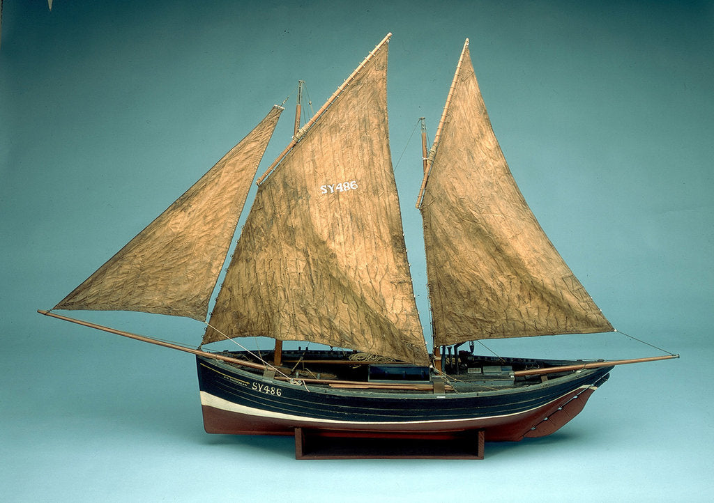 Detail of 'Muirneag', port broadside by George MacLeod