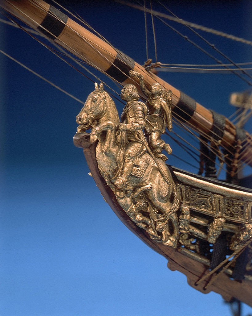 Detail of 'Naseby', 80-86 guns by Robert Spence