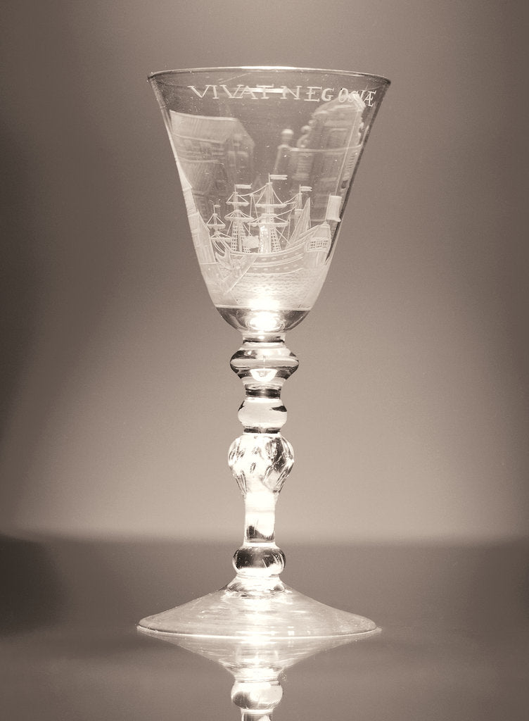 Detail of Goblet, circa 1720-1750 by unknown