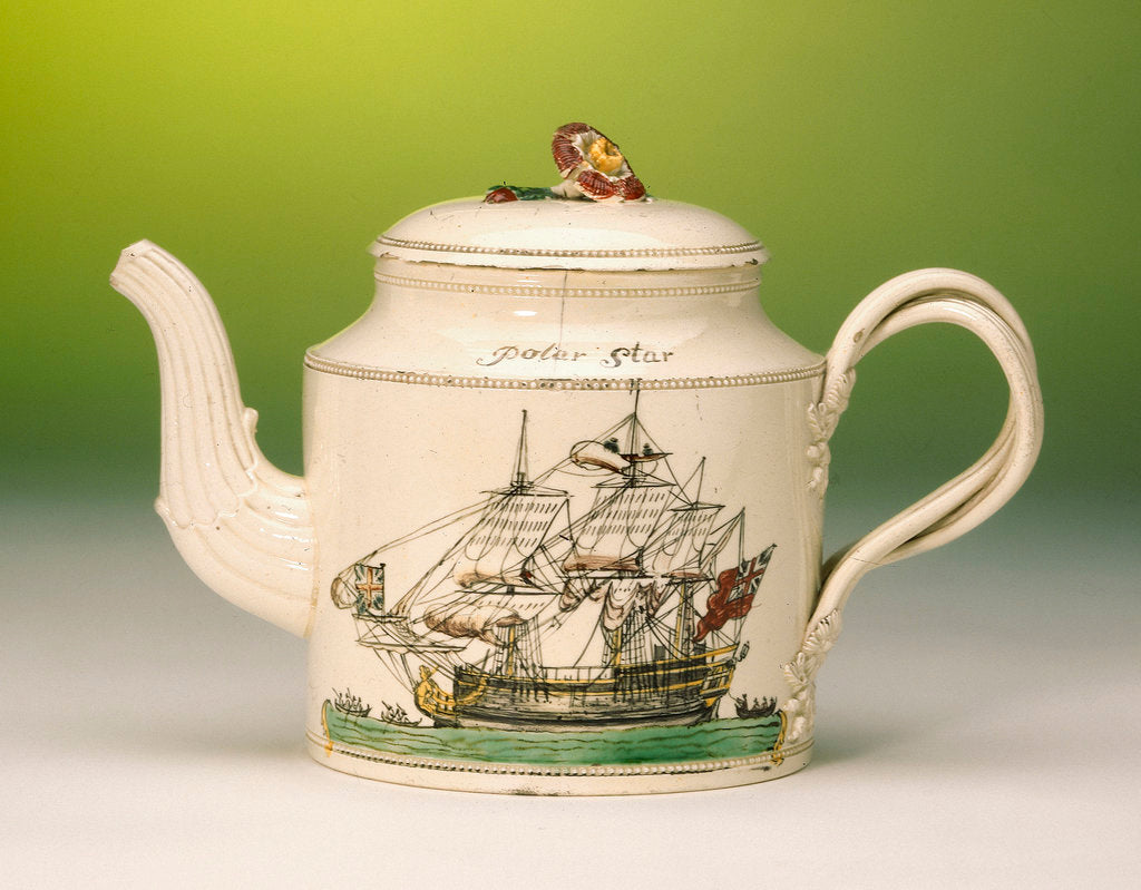 Detail of Teapot with lid by unknown