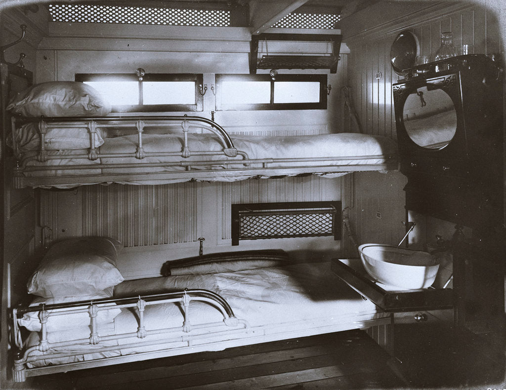 Detail of State cabin of 'Britannia' (1887) by unknown
