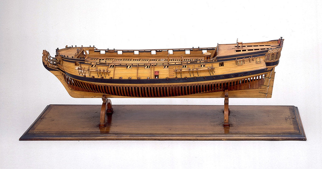 Detail of Ship of 22 guns by unknown