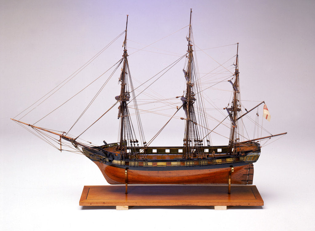 Detail of HMS 'Hyacinth' by unknown