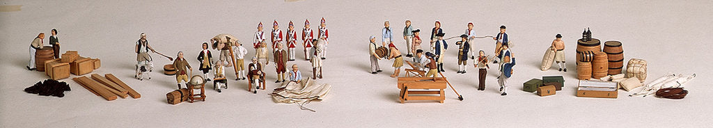 Detail of 'Endeavour', crew and cargo by Robert A. Lightley