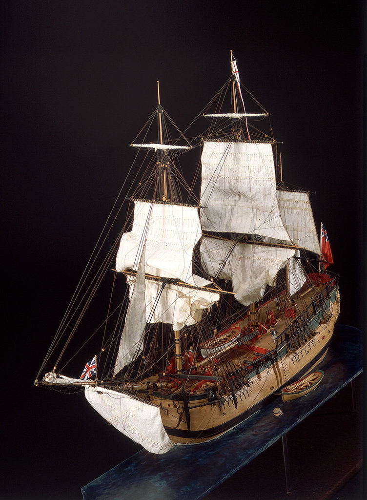 Detail of 'Endeavour', port by Robert A. Lightley