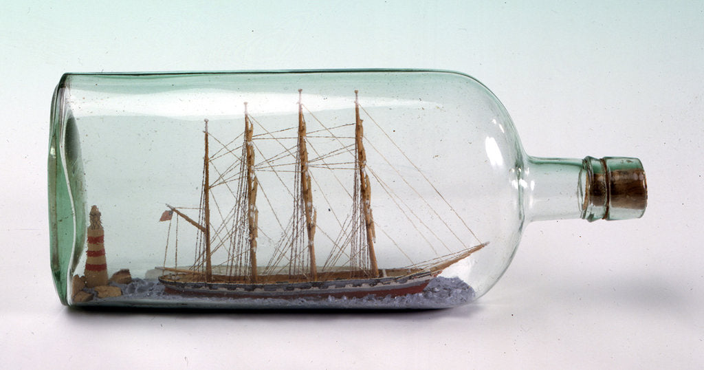 Detail of Ship model by Robert Orr