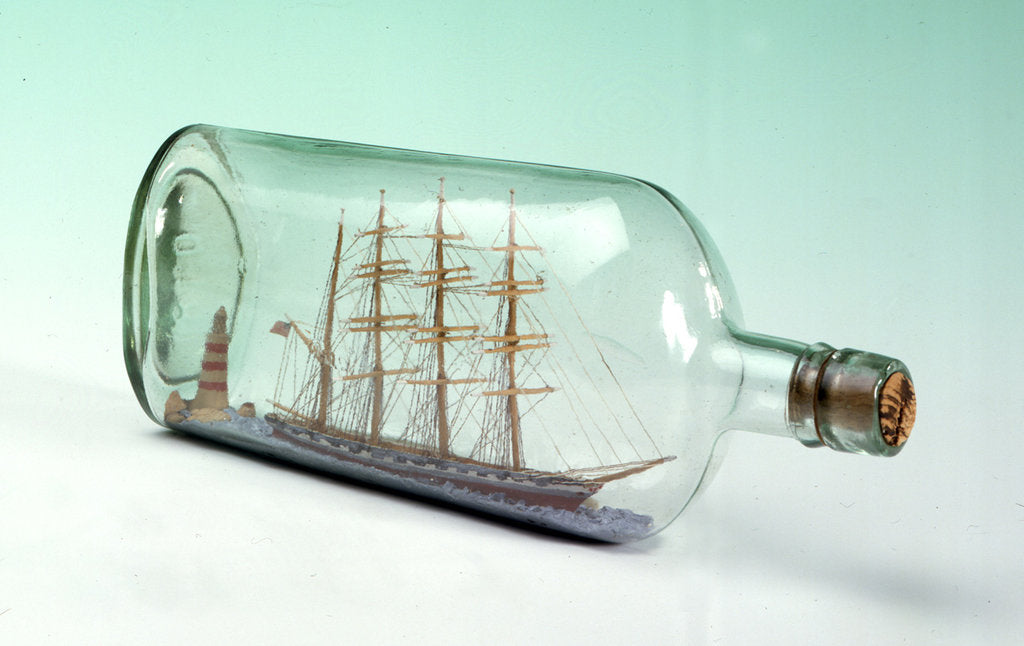 Detail of Ship model by Robert Orr