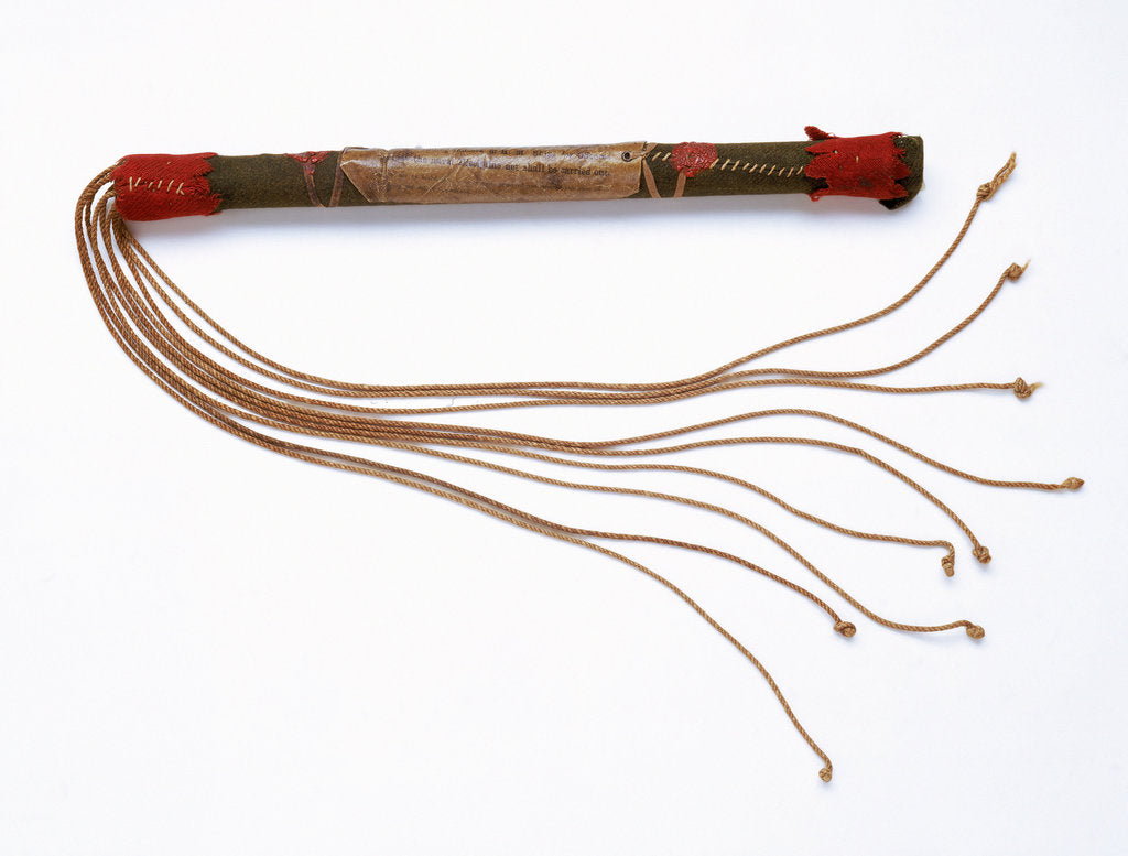Detail of Cat o'nine tails by unknown