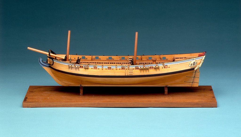 Detail of Ship of 12 guns by unknown