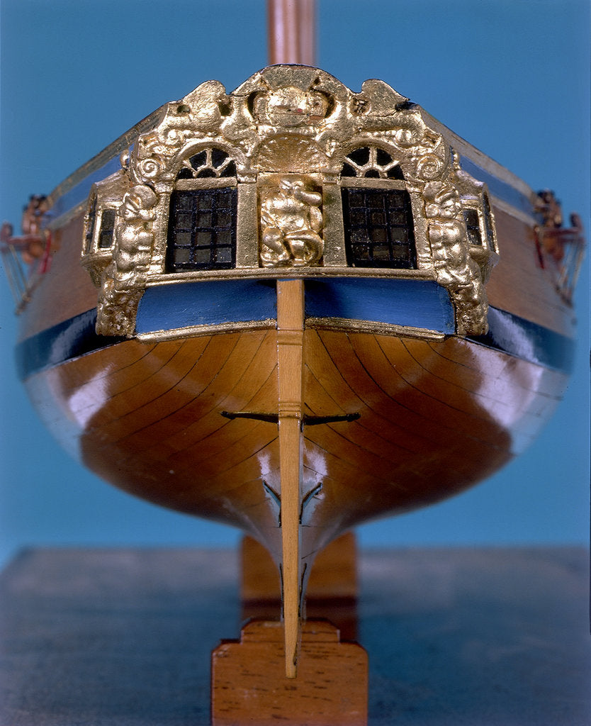 Detail of Ship of 12 guns by unknown