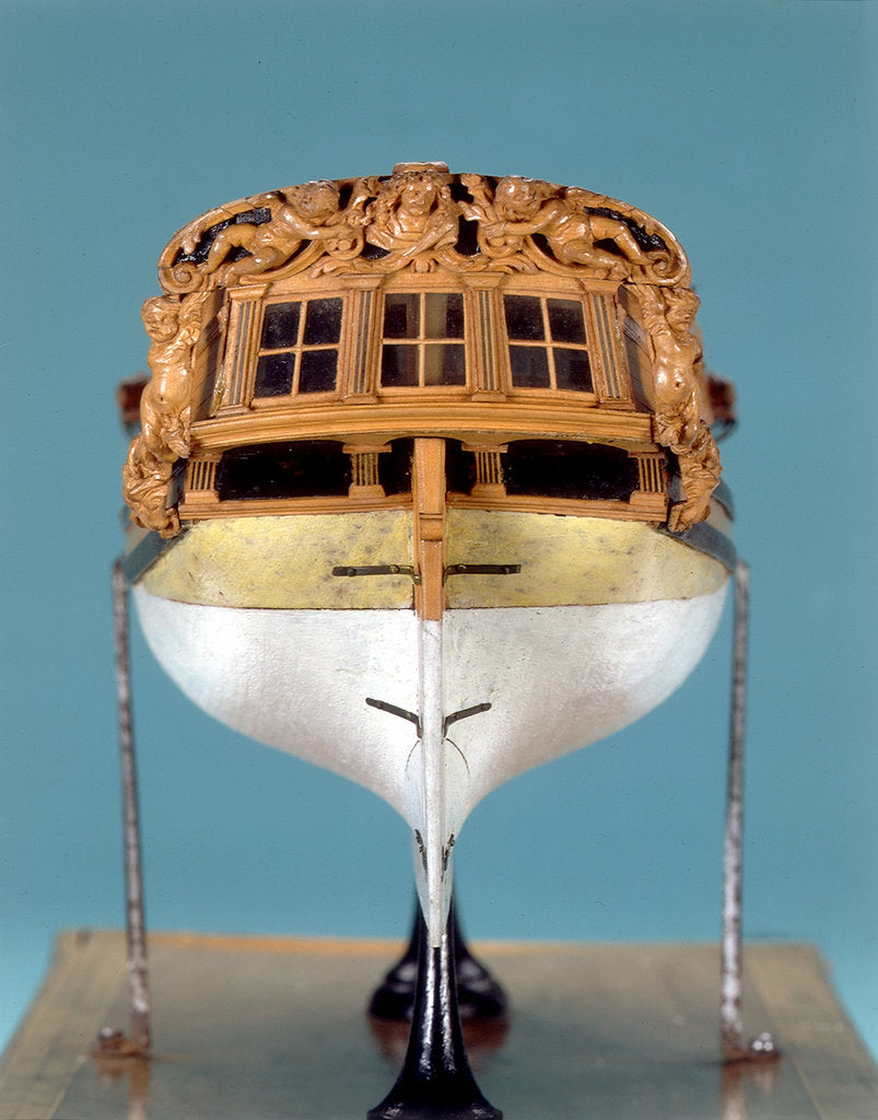 Detail of 'Queenborough', full stern by unknown
