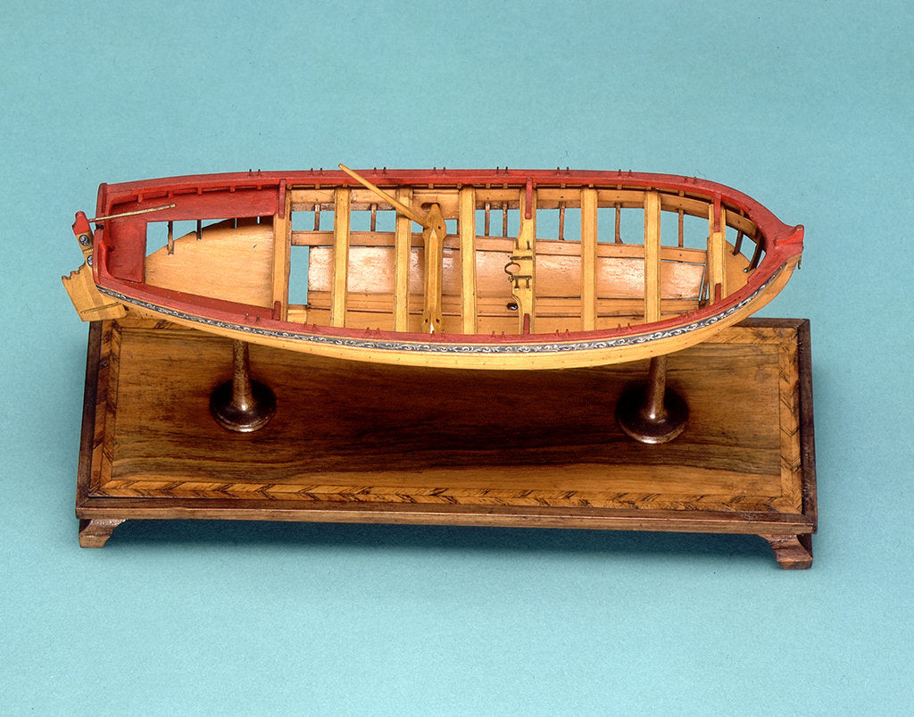 Detail of Ship's Longboat; 'Medway' by unknown